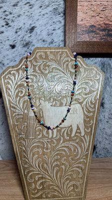 Blue Lapis, Pink Conch, Spiny Oyster, Turquoise &amp; Navajo Pearls