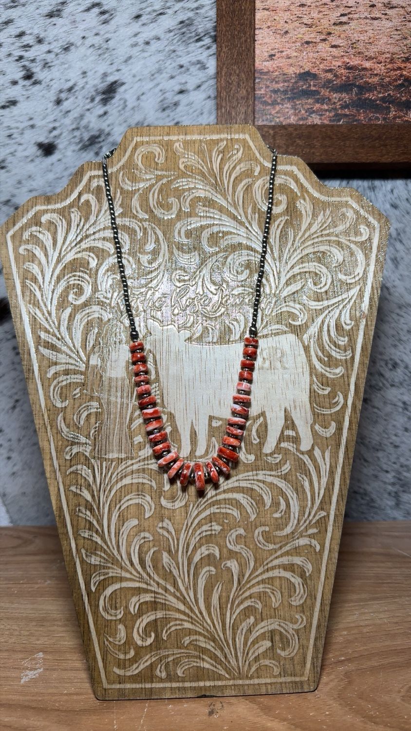 Red Spiny Oyster &amp; Navajo Pearls