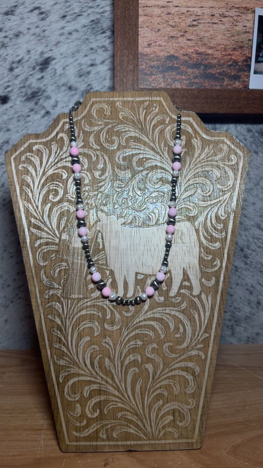 Pink Conch, Freshwater Pearls &amp; Navajo Pearls