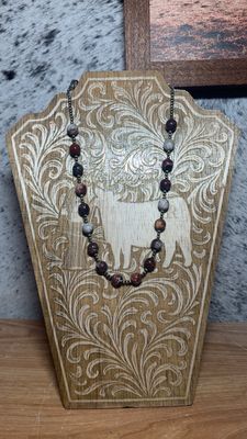 Crazy Lace Agate &amp; Navajo Pearl