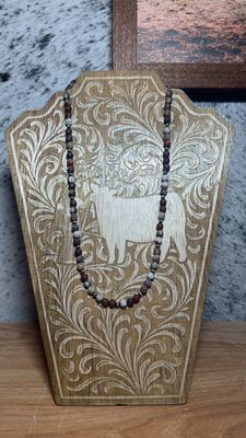 Crazy Lace Agate &amp; Navajo Pearls