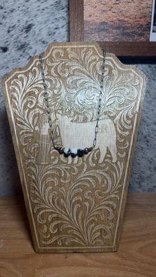 Zebra Jasper &amp; Navajo Pearl Stacker