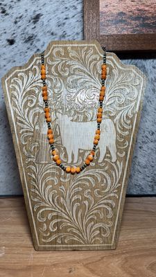 Orange Spiny Oyster &amp; Navajo Pearls
