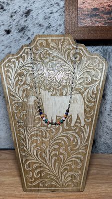 Pink Conch, Blue Lapis, Turquoise, Navajo Pearls &amp; Red Orange Purple Spiny Oyster Stacker