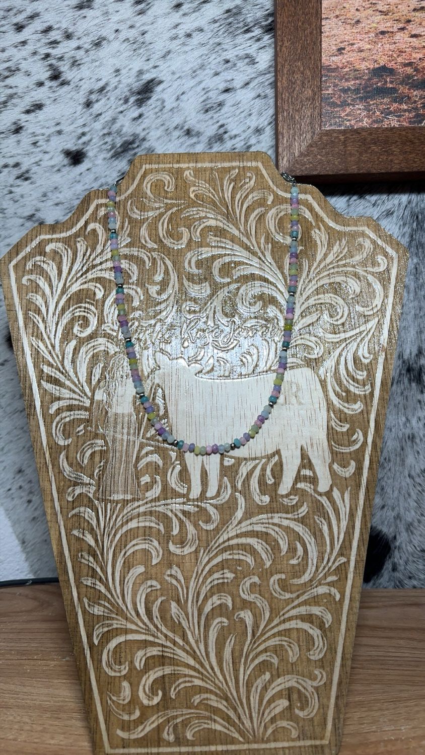 Colored Opal &amp; Navajo Pearls