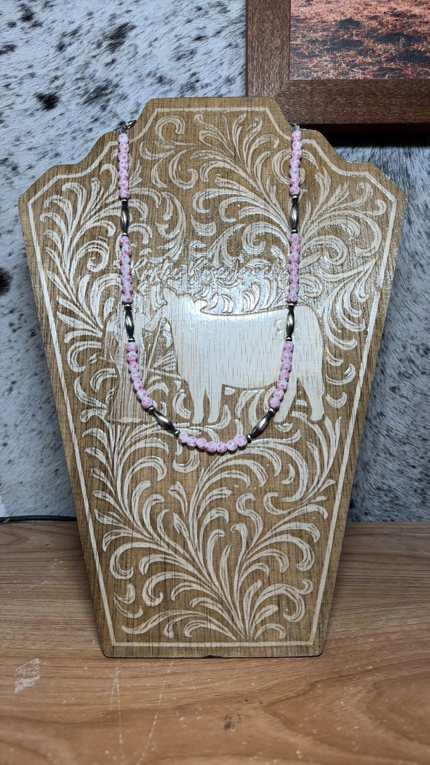 Pink China &amp; Navajo Pearls