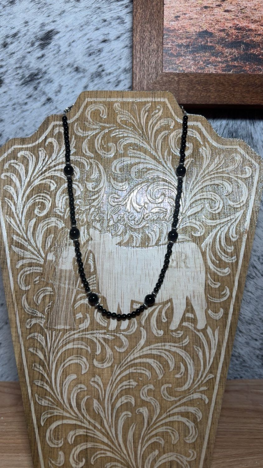 Black Onyx &amp; Navajo Pearls