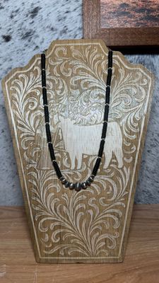 Black Onyx &amp; Navajo Pearls