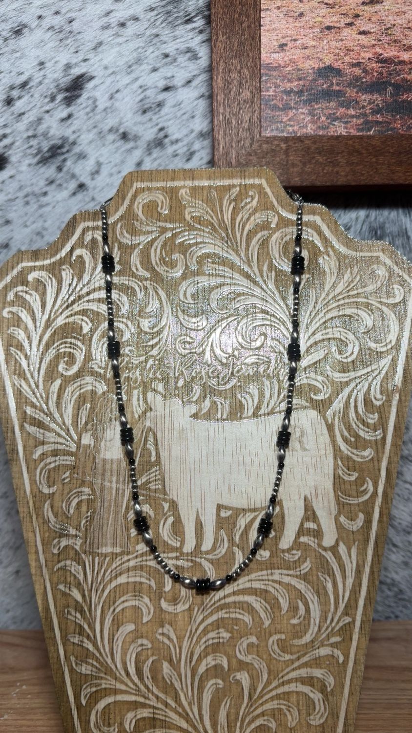 Black Onyx &amp; Navajo Pearls