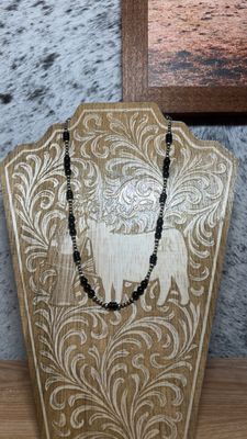 Black Onyx &amp; Navajo Pearls