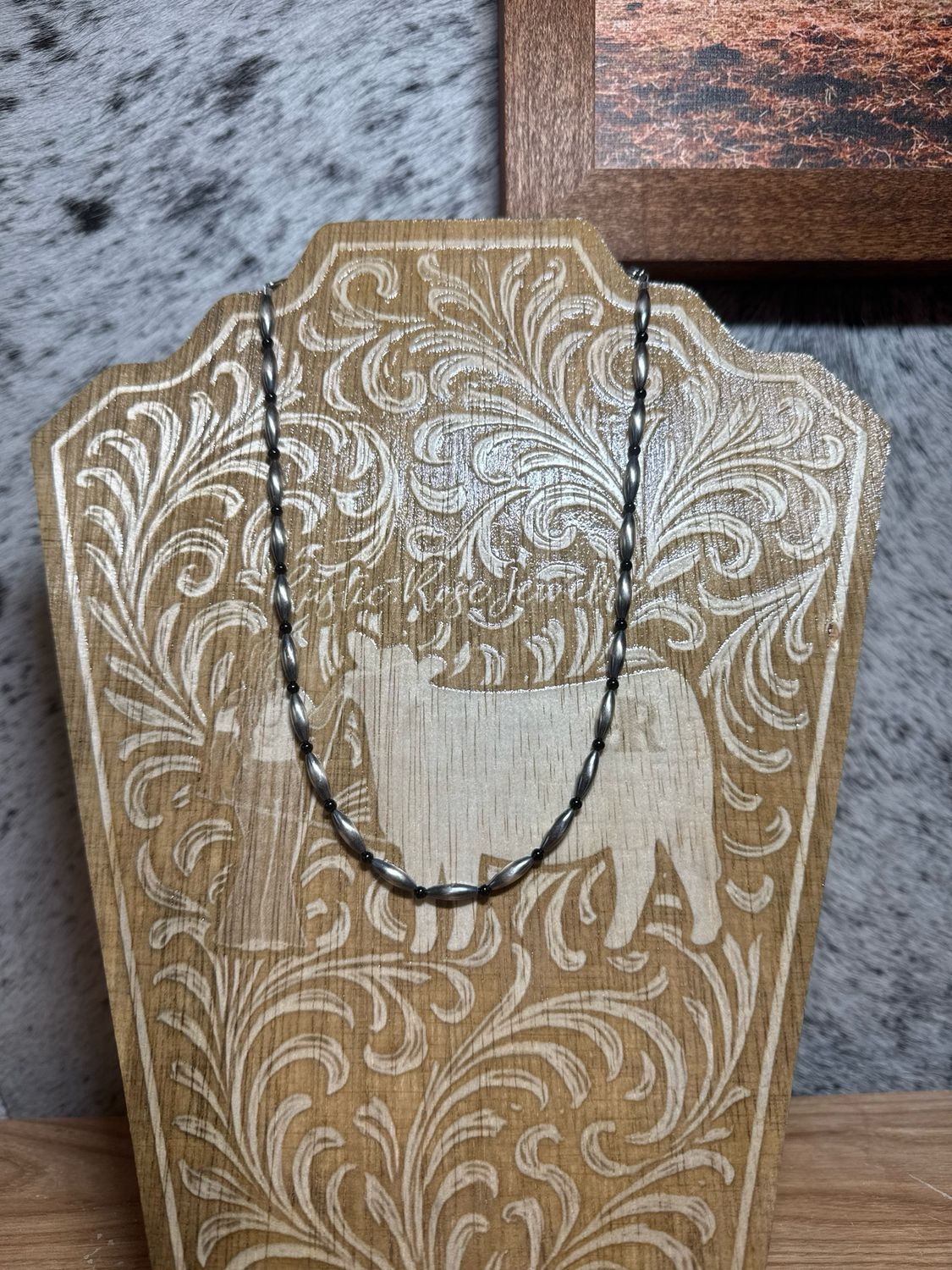 Black Onyx &amp; Navajo Pearls