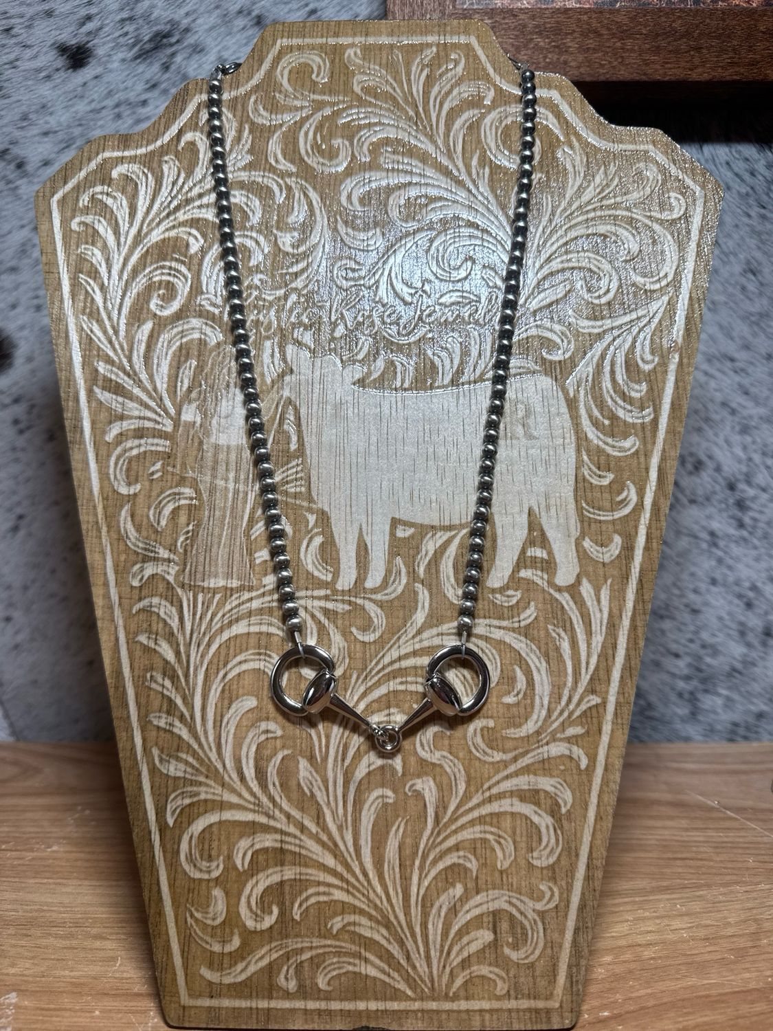 Bridle Bit &amp; 5mm Navajo Pearls