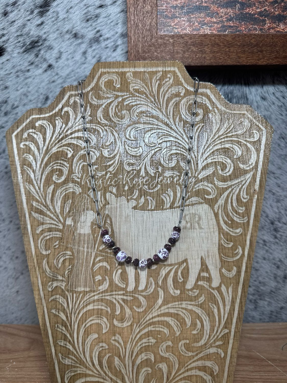 Purple Spiny Oyster, Purple China &amp; Navajo Pearls