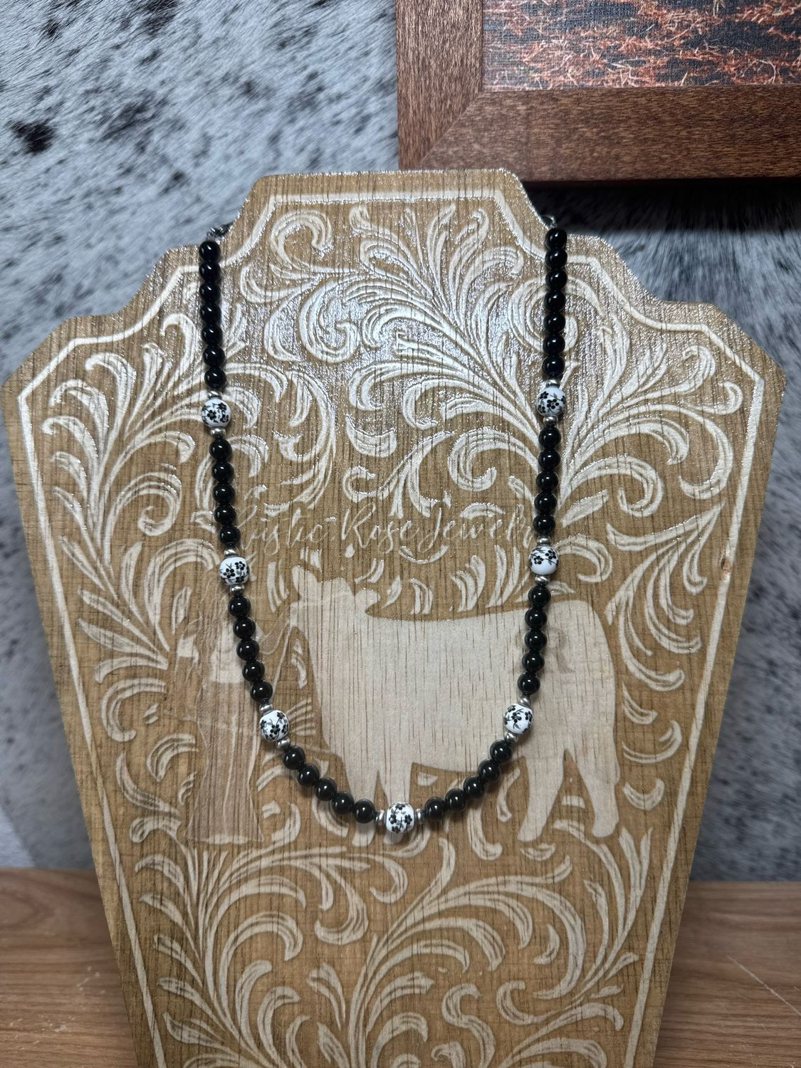 Black Onyx, Black China &amp; Navajo Pearls