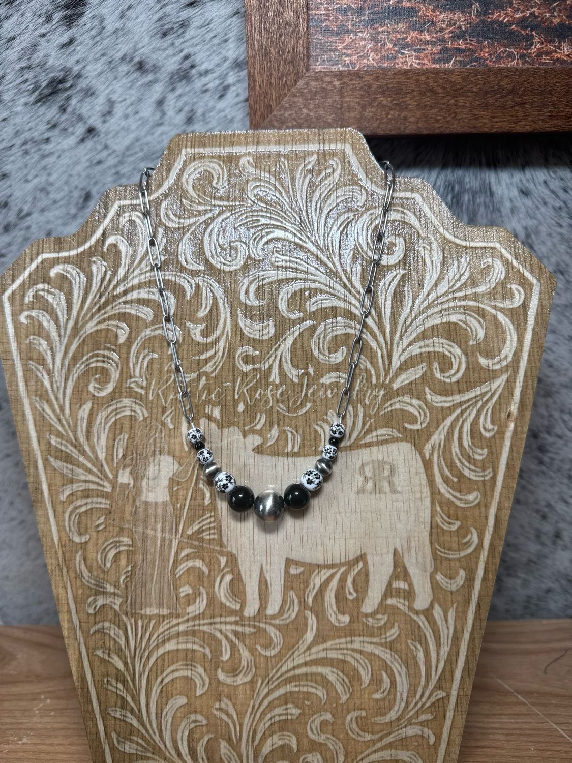 Black Onyx, Black China &amp; Navajo Pearls