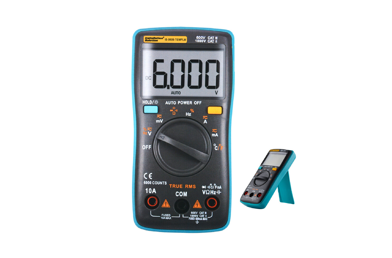 Pipeman&#39;s | IS-9606 -TEMPLM Digital Multimeter | Accessories Included