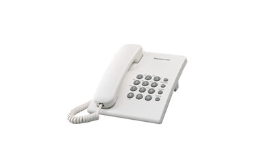 Panasonic | KX-TS500 Corded Desk Phone​ (White or Black)
