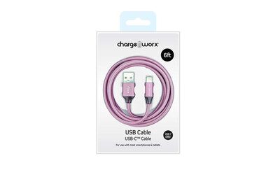 Chargeworx | 6 FT USB-C Cable,