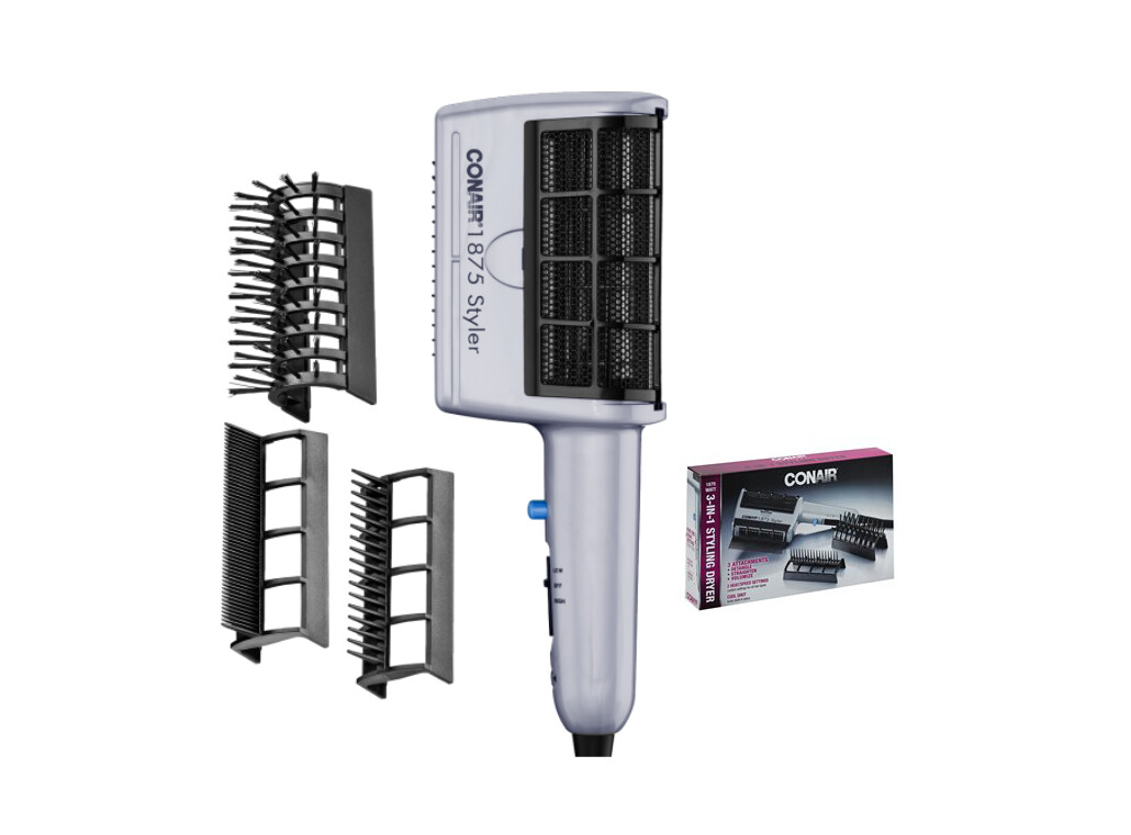 Conair 1875 styler attachments top