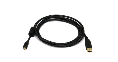 Monoprice | 3ft, USB-A to Mini-B 2.0 Cable 5 Pin, #5447