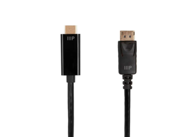 Monoprice | [3m, 9.9ft] Select Series Display Port to HDMI Cable, 4K@60Hz P/N: 39029
