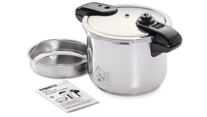 Presto | 8 Quart Stainless Steel Pressure Cooker 01370