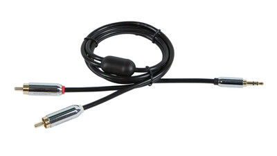 Monoprice |  3.5mm Stereo Male to RCA Stereo Male 3ft