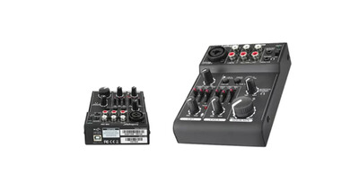 Audiopipe | AQM-1300BT 3-Channel Mic-Line Mixer-USB Audio Interface
