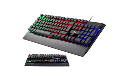 Xtech | Wired Multimedia gaming keyboard with Multi-color LED backlight