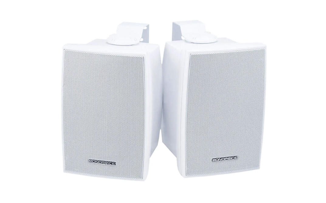Monoprice | 2-Way 5.25in Weatherproof Outdoor Speakers P/N: 6971