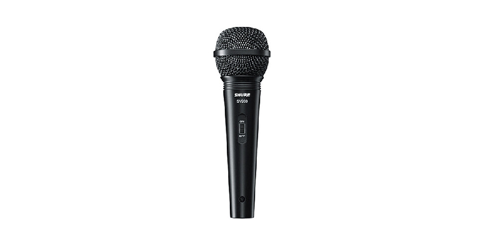 Shure | Cardioid Dynamic Vocal Microphone SV200 With XLR-XLR 15FT Cable