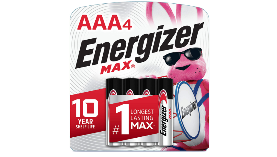 Energizer | 4 Pack AAA Alkaline Batteries.