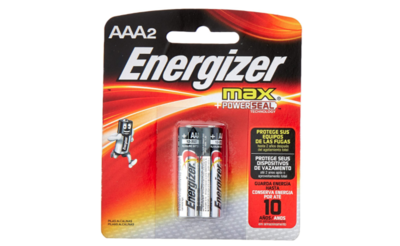 Energizer | 2 Pack AAA Alkaline Batteries.