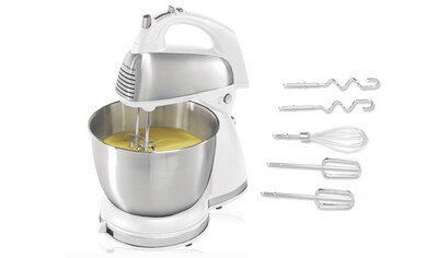 Hamilton Beach | 6 Speed Classic Stand Mixer With 4-Quart Stainless Steel Bowl