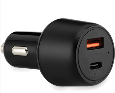 Chargeworx | Quick Charge USB-C + USB Car Charger w/Power Delivery 48W