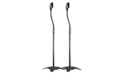 Monoprice | Speaker Floor Stands   5 lb Capacity Adjustable Height (pair)