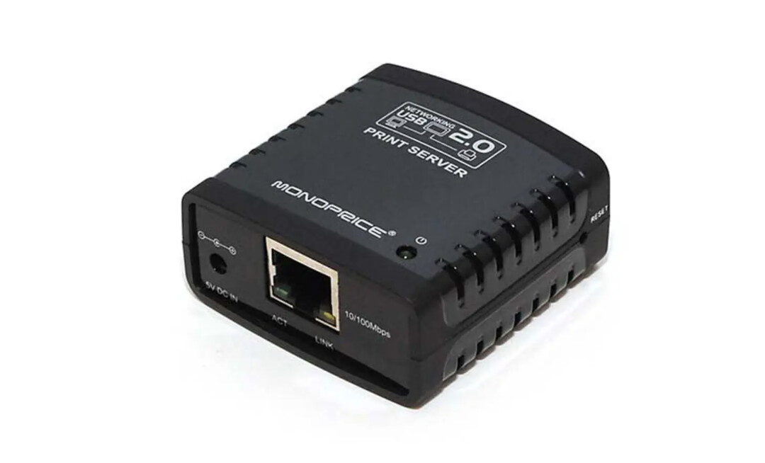 Monoprice | Networking USB 2.0 Print Server