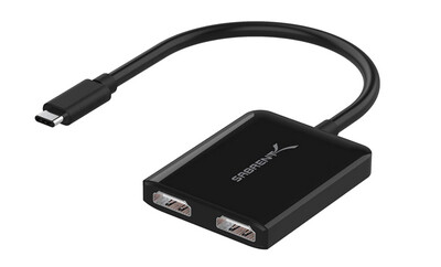 Sabrent | USB Type-C Dual HDMI Adapter