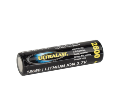 Ultralast | 3.7V 2600mah Lithium Ion 18650 Battery