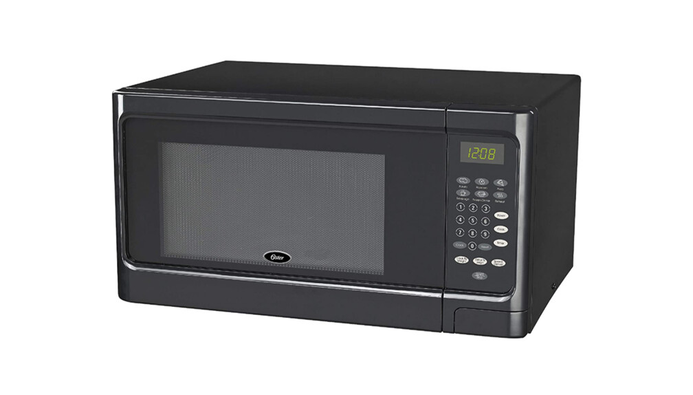 1.1 cu ft microwave black