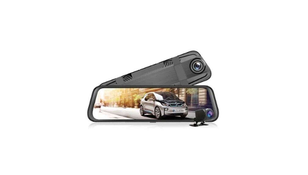 Pipeman&#39;s | 9.6&quot; Rear view Mirror Dash Cam with Rear Camera