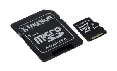 Kingston | 128GB Canvas Select Micro USB Class 10 Memory Card