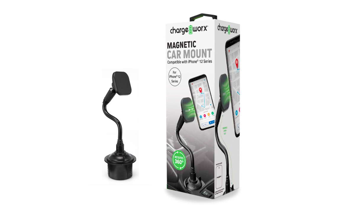 Chargeworx | Magnetic Cupholder Phone Mount