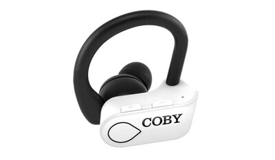 Coby | CETW-560WH True Wireless Sport Earbuds, White