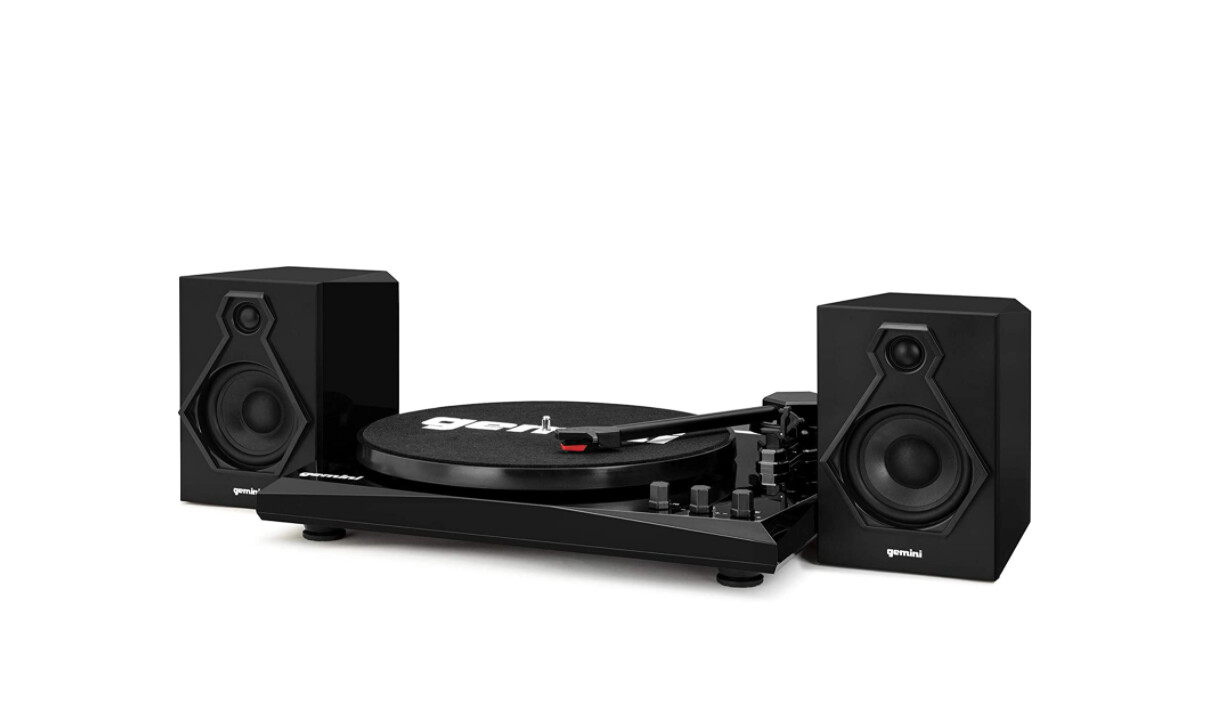 Gemini Belt Drive Turntable Sound System Set