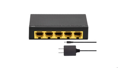 Monoprice | 5-Port Gigabit Ethernet  Switch