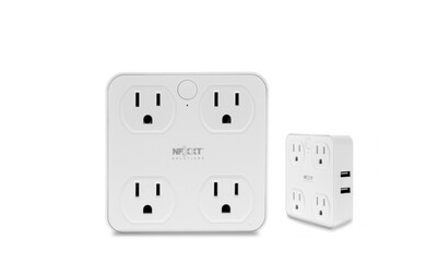 Nexxt | Smart WI-FI Quad Outlet Surge Protector NHP_T610