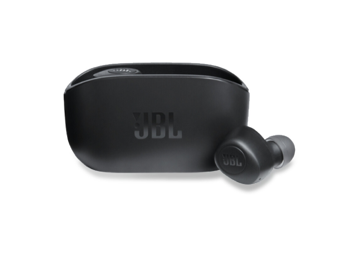 JBL | Vibe100 TWS Wireless In-Ear Earbuds, Blue &amp; Black, Colour: Black