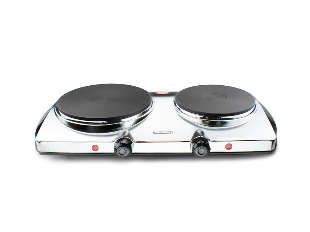 Brentwood | 1440W  Double Burner Electric Hotplate TS-372