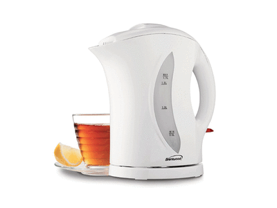 Brentwood | 1.7L Cordless Electric Kettle KT-1617/KT-1618, White &amp; Black